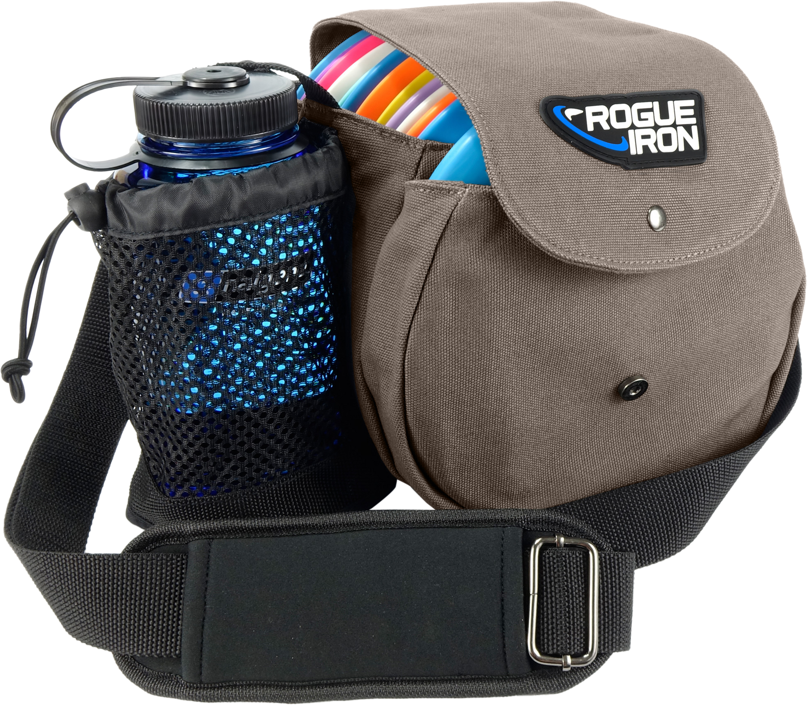 Rogue Iron gray disc golf Sling Bag