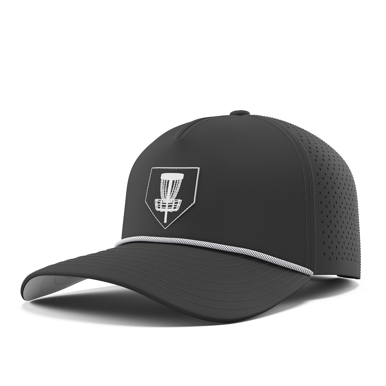 Rogue Iron water-resistant disc golf performance hat, view 10
