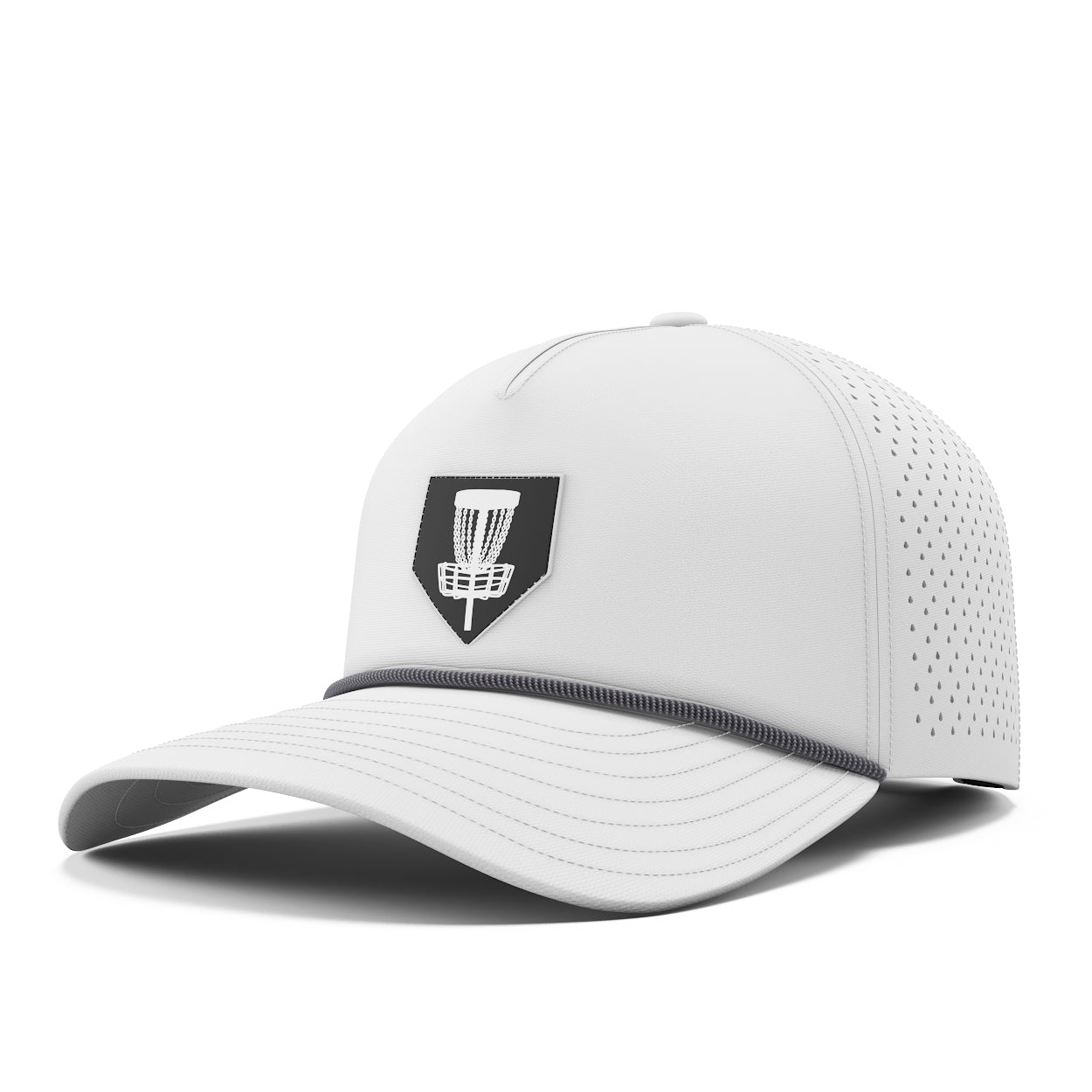 Rogue Iron water-resistant disc golf performance hat, view 14