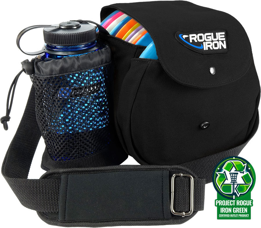 Renewed black disc golf Sling Bag