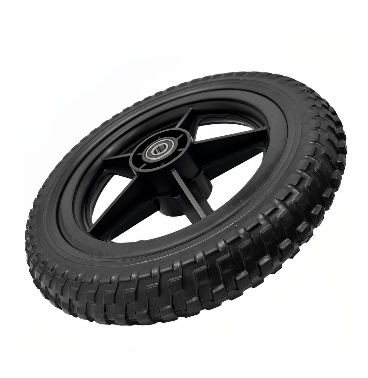 Set of two 12-inch disc golf cart wheels, view 3