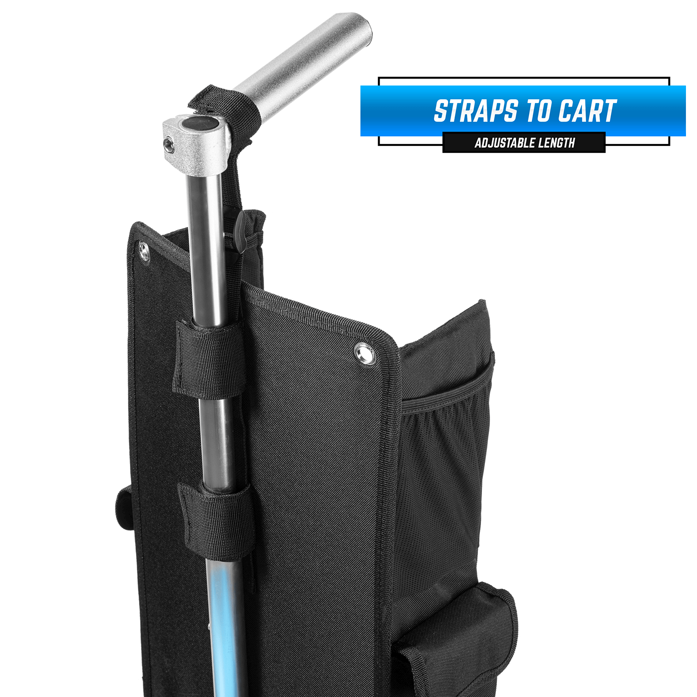 Rogue Iron disc golf cart putter pouch, view 7