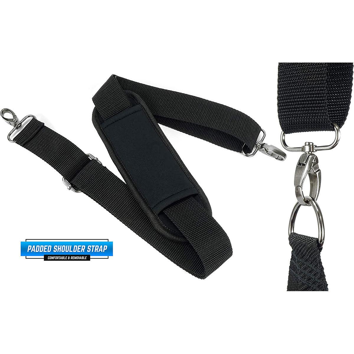 Rogue Iron Sling Bag holding disc golf discs