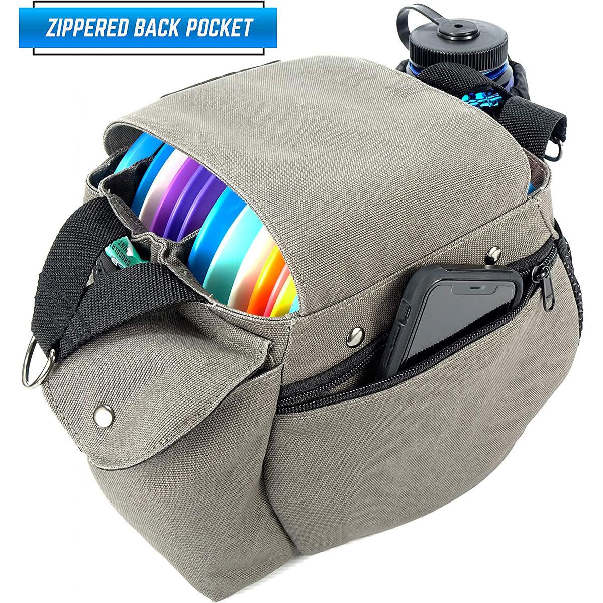Rogue Iron Sling Bag on the disc golf course